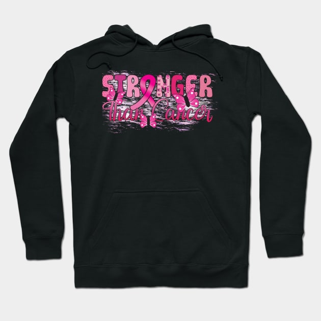 In October We Wear Pink Breast Cancer Awareness Hoodie by Skanderarr